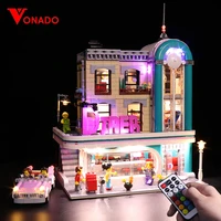 led light for lego diner 10260 building blocks creator city street streetview downtown diner 15037 toys gifts only lights