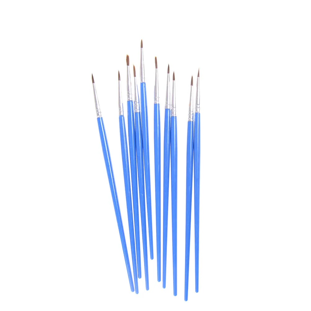

10pcs Model Special Point Brush Models Hobby Painting Hook Line Pen Tools Accessory