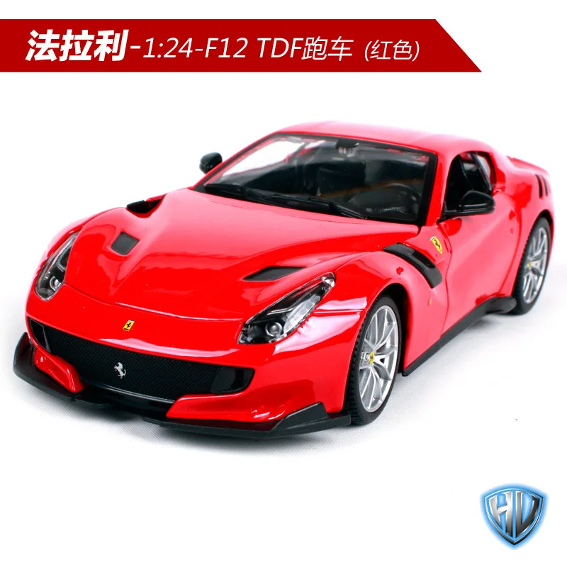 F12tdf 26021 red Литые под давлением металлические транспортные средства 1:24 модели автомобилей Coche mkd3 масштаб моделирование авто игрушки для детей 250 GTO Lafarrari спортивный автомобиль - Цвет: F12tdf 26021 red
