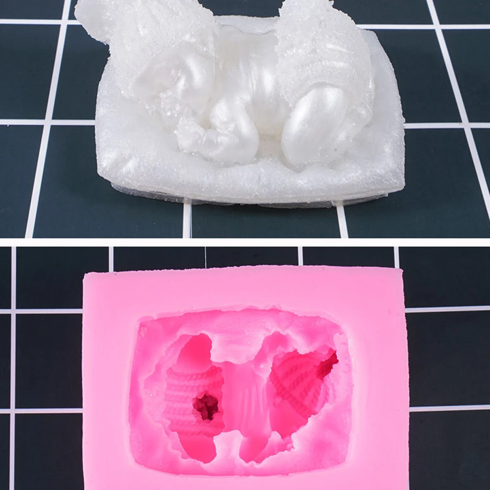 3D Милые сонные детские формы полимерный литой формы большие прозрачные DIY силиконовые формы для эпоксидной смолы Сделай Сам ремесла аксессуары