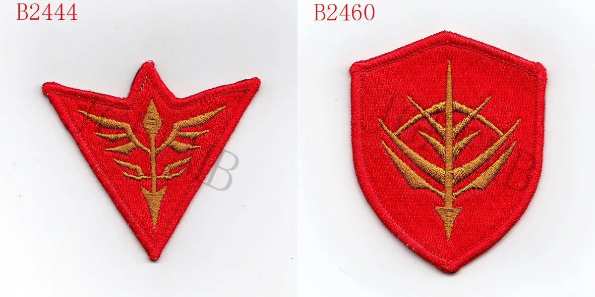 

100%Embroidery GUNDAM NEO ZEON Military Tactical Morale Embroidery patch Badges