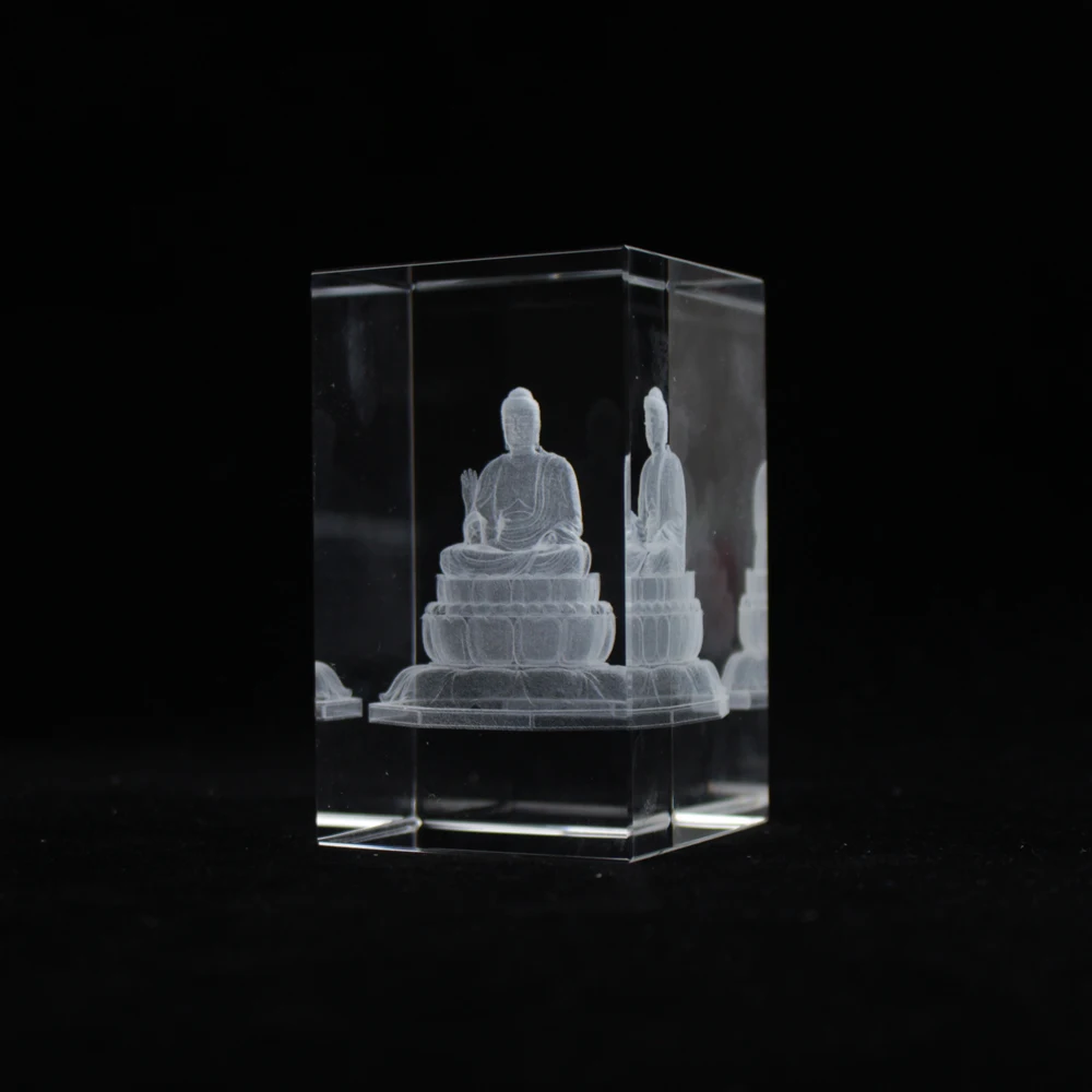 Высокое качество Китайский буддизм скульптура Ccrystal Будда статуя храма украшение дома