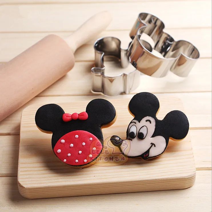 Металлические формочки для печенья с Микки Маусом форма Fondant инструмент