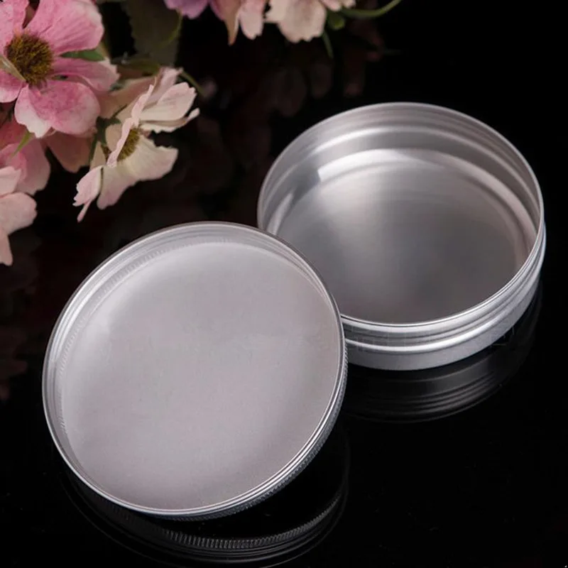 100 мл алюминиевая банка для макияжа Оловянная дизайна ногтей Блеск губ пустые