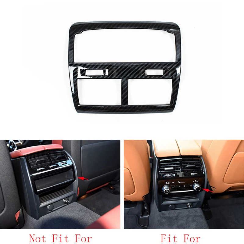 

Style Rear Air Outlet Frame Cover Trim For BMW 5 Series G30 G31 17-18