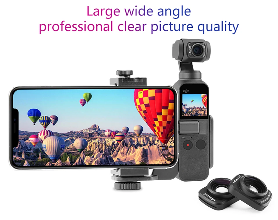 ULANZI OP-6 10X Магнитный макро-объектив для DJI Osmo Карманная камера, Osmo карманная линза Gimbal аксессуары