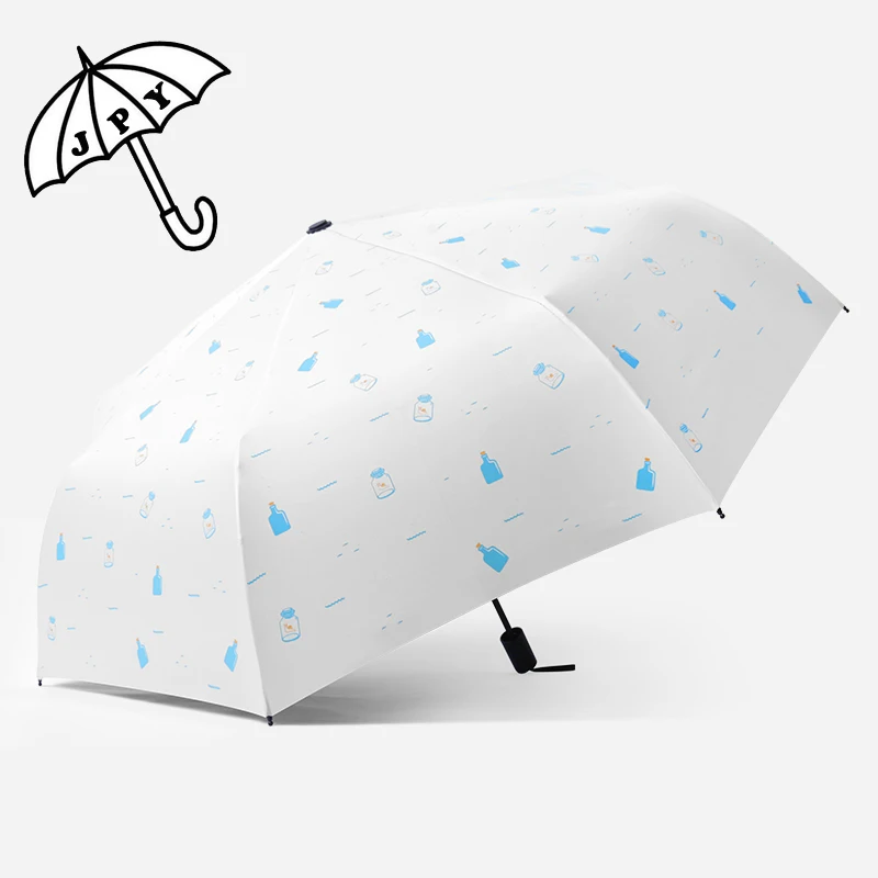 Женский Романтический складной зонт от солнца розовый антиуф 3 цвета|rain umbrella
