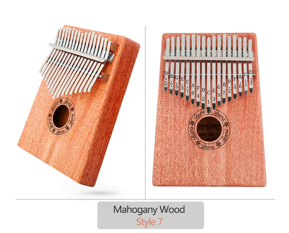 Африканский/геккон калимба чехол/mbira/инструмент/большой палец пианино/17 ключей палец/большой палец пианино калимба музыкальный инструмент карманный размер