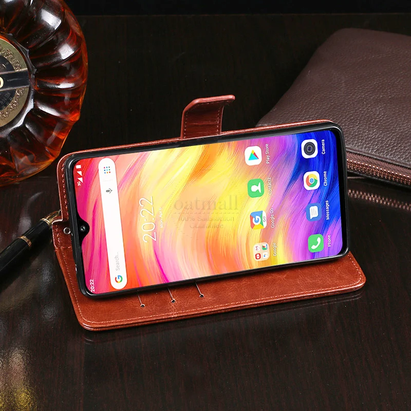Роскошные Винтаж из искусственной кожи с откидной крышкой для Ulefone Note 7 Чехол
