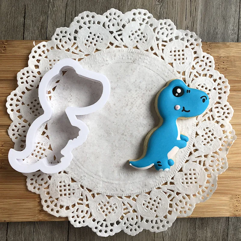 Omilut 8 шт. DIY формочка динозавр креативный выпечки вечерние Fondant (сахарная) торт