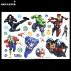 SHNAPIGN маленькие Супергерои Детские Мультяшные Временные татуировки стикер Модный летний Стиль Эльза водонепроницаемые для девочек детей мальчиков Лидер продаж