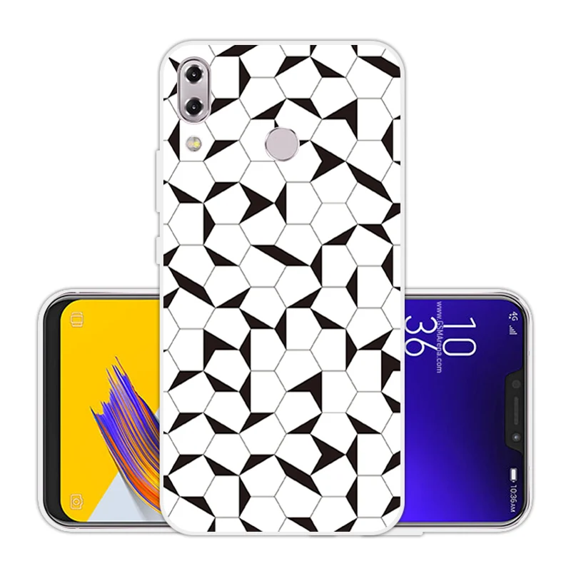 Для Asus Zenfone 5z ZS620KL прозрачный ТПУ чехол для телефона с рисунком 6 2 &quotдля 5 ZE620KL