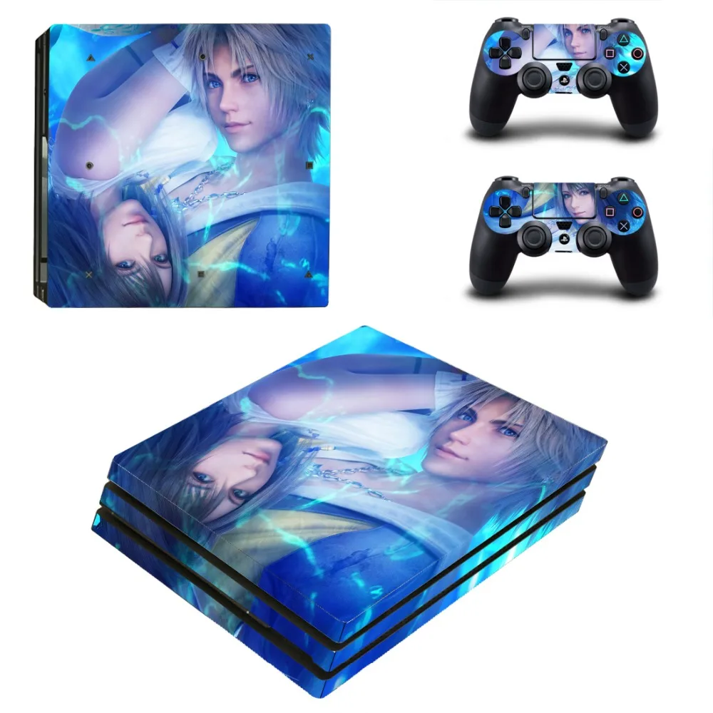 Final Fantasy PS4 Pro наклейка виниловый дизайн для Sony Playstation 4 консоль и контроллер|vinyl