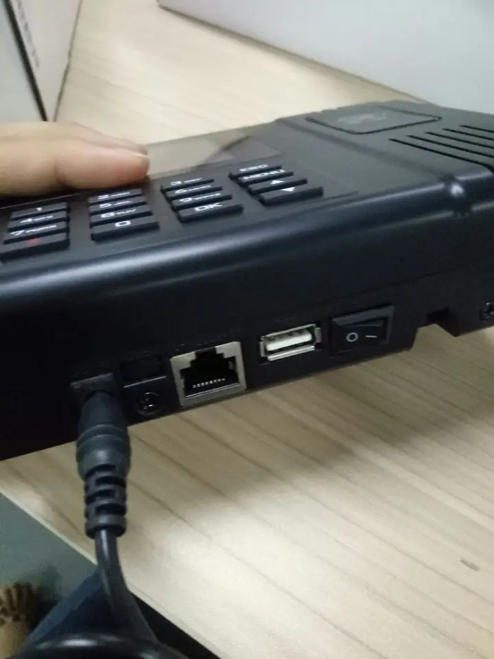 RFID часы рабочего времени + считыватель идентификационных карт TCPIP USB рекордер