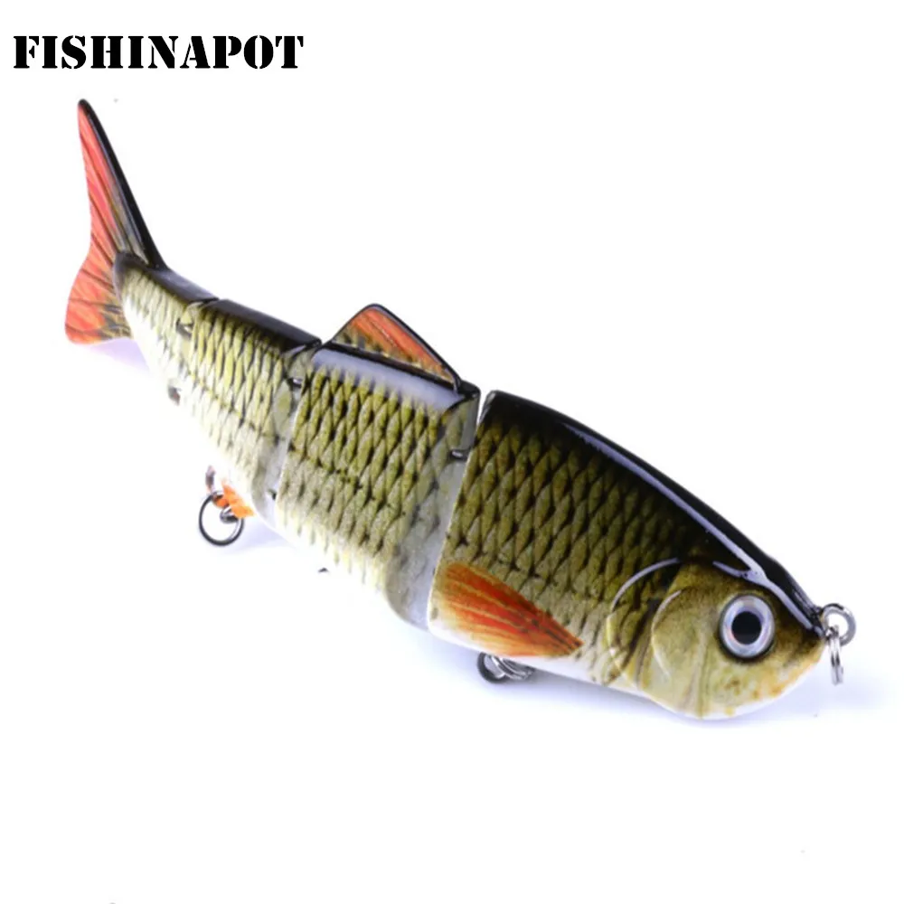 FISHINAPOT 1 шт. 12 см 16 г 4 секции многосекционная приманка для рыбной ловли воблеры