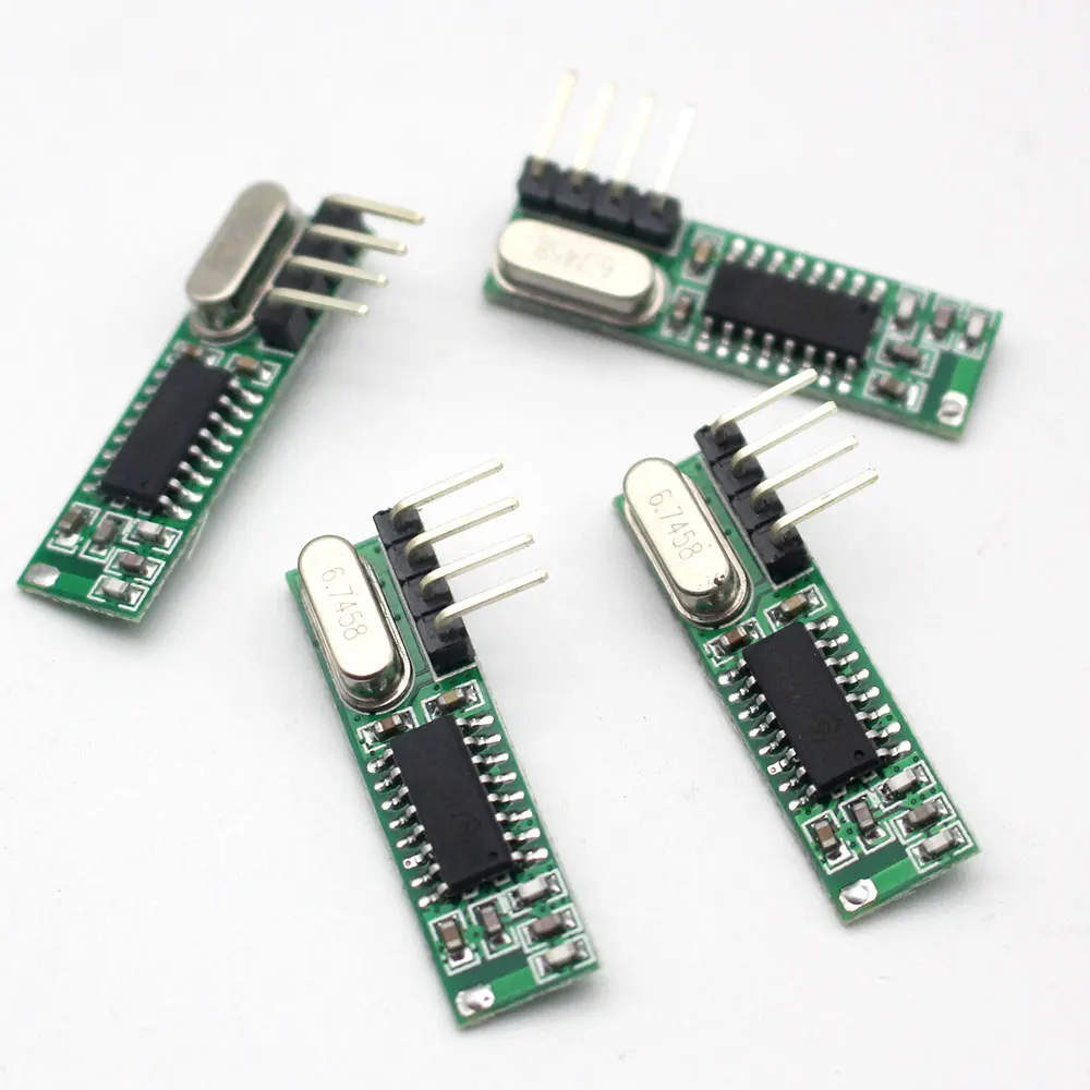 KTNNKG 4pcs/set 433 Mhz RF Receiver Switch Module Wireless module DIY Kits For Remote Controller Parts Stronger Signal 4 pins images - 6