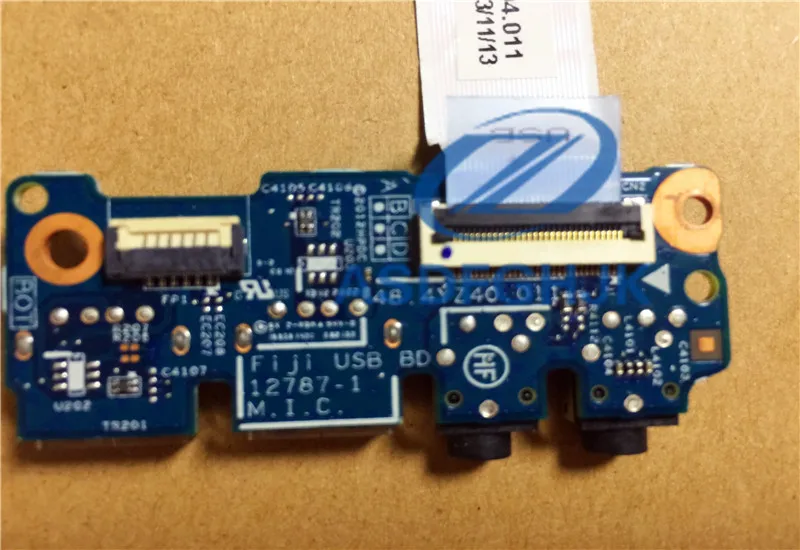Для HP ProBook 450G1 450 G1 455 аудио разъем USB порт плата 48 4yz42. 011 12787 1 100% ТЕСТ ОК|usb port jack|usb jackusb