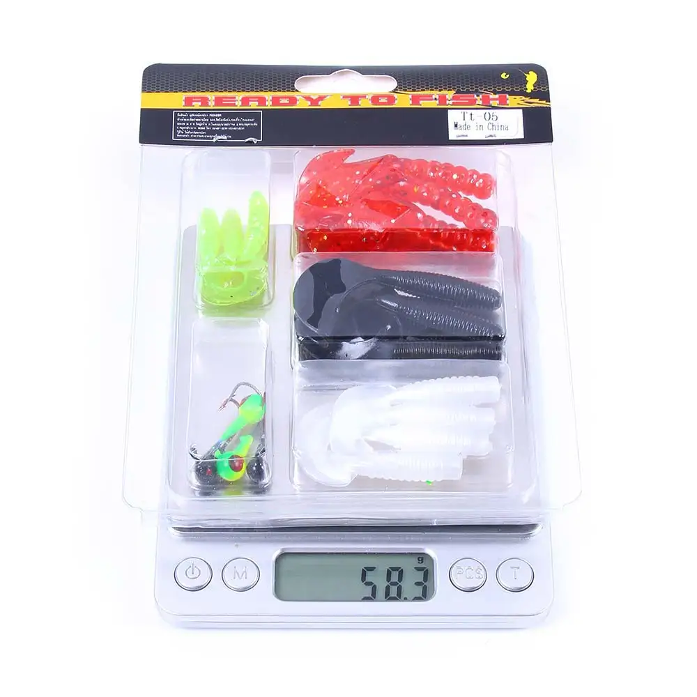 T Хвост Мягкая силиконовая приманка Jig Head крюк рыболовные приманки искусственные