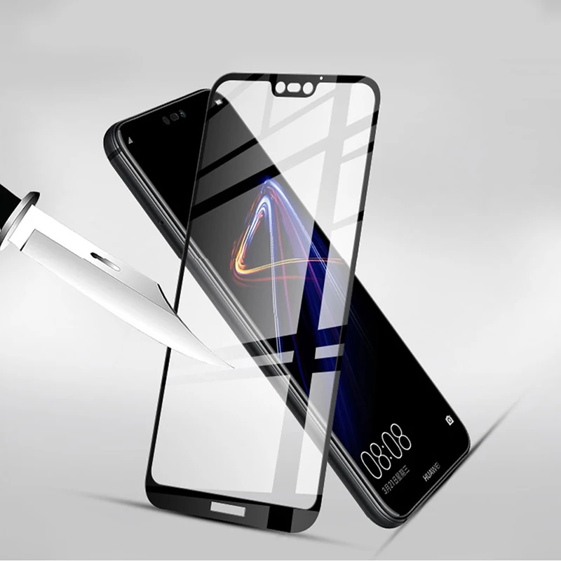 

Защитное стекло Huawei P20 Lite с полным покрытием, закаленное стекло, Взрывозащищенная защитная пленка для экрана Huawei P20 Lite P20Pro P20