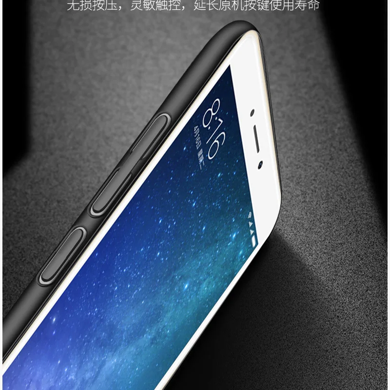 2 шт. Жесткий Чехол для Xiaomi Mi Max чехол задняя панель Крышка lastic Матовая Мягкая