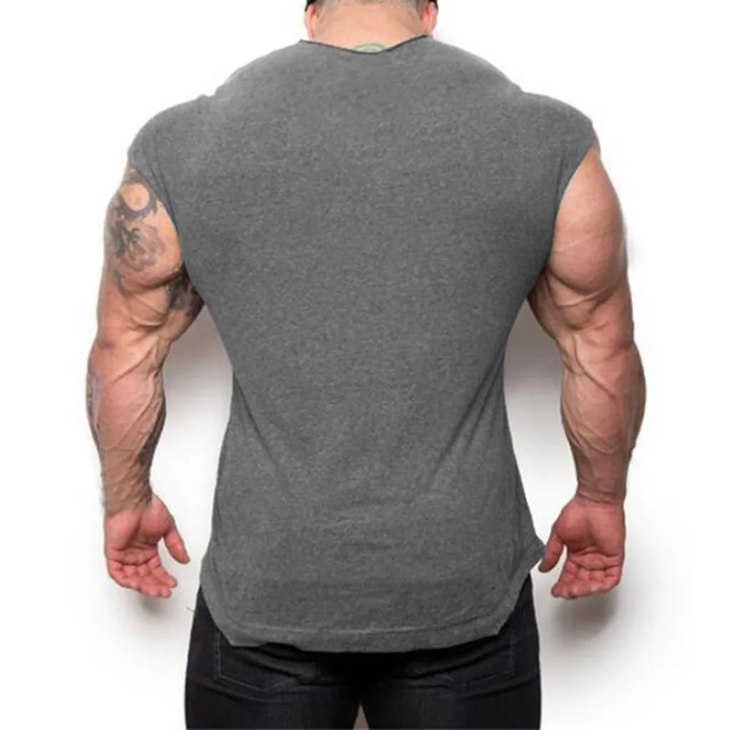 Мужская футболка Повседневная облегающая с коротким рукавом в темно-синюю и