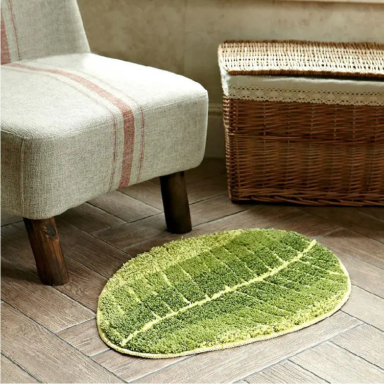 Толстый зеленый ковер для ванной комнаты коврик пасторальной спальни детский