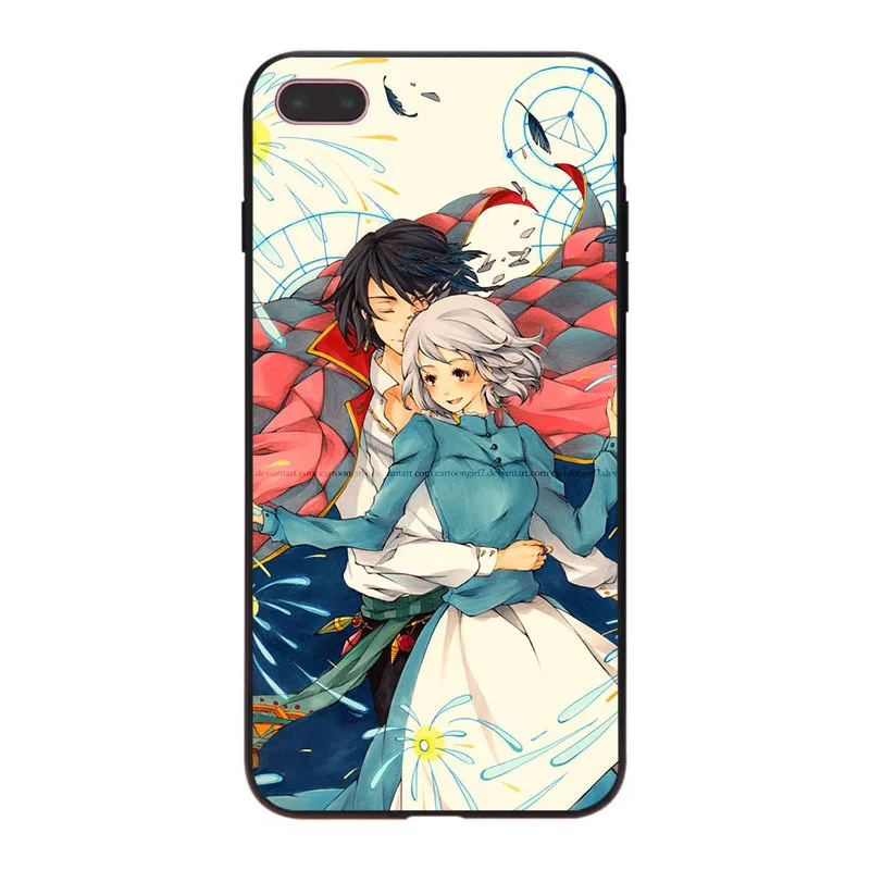MaiYaCa аниме Howl's Howls Moving Castle милый чехол для телефона аксессуары iPhone 8 7 6 6S Plus X 10 5 5S
