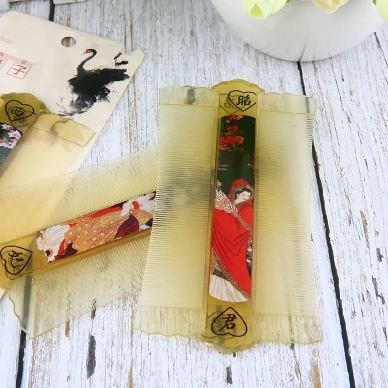 Новинка 2019 шифровальная решетка гребень для вшей случайный цвет инструменты