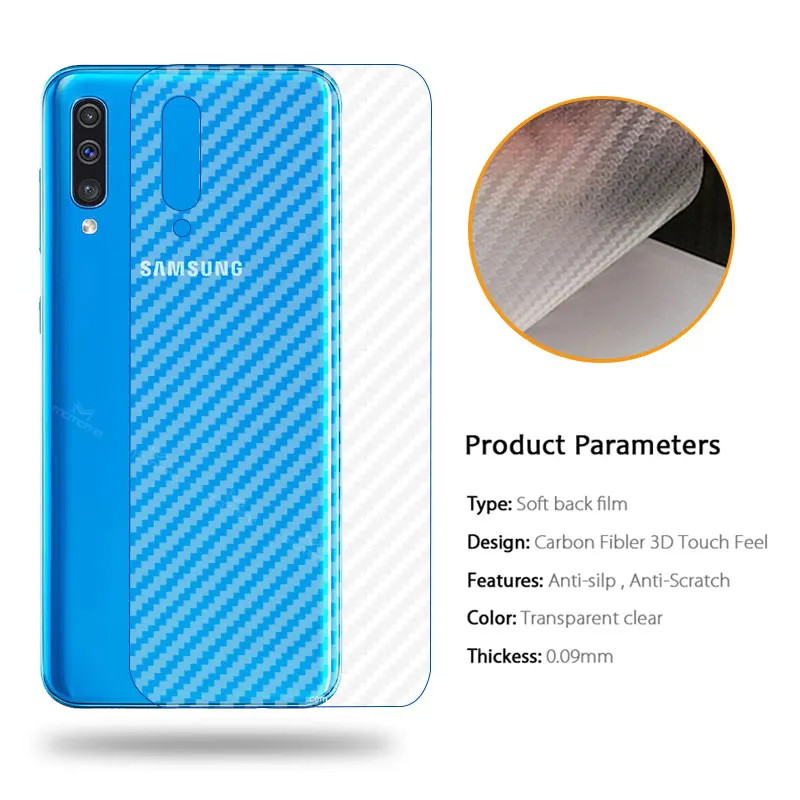 3D защитная задняя пленка из углеродного волокна для Xiaomi POCOPHONE F1 Защитная задней