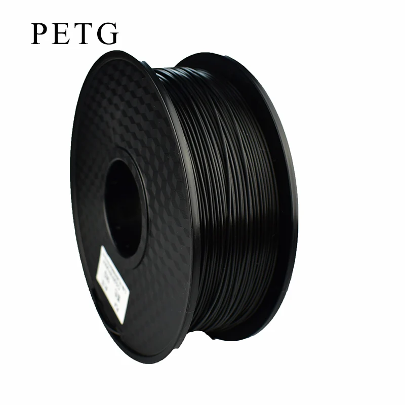 PETG BLACK Нить для 3d принтера PLA/ABS/PETG, 1,75 мм, 1 кг, 100/200 м, пластиковые материалы, нить для RepRap 3D, нить ABS/PLA - Цвет: PETG BLACK