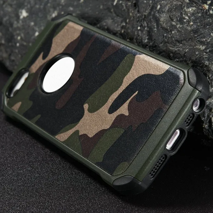 Классический армейский Камуфляжный узор 2 в 1 задняя крышка PC + TPU Защитный чехол