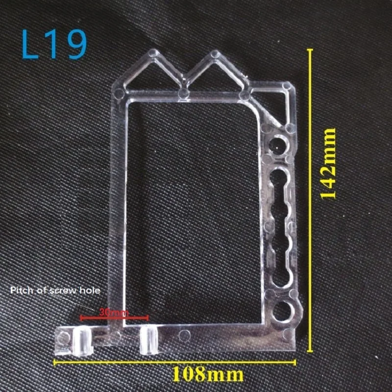 10 шт./лот прозрачный акриловый кронштейн для моделирования крепления стекла