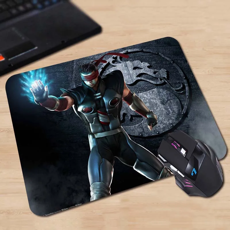 Babaite Лидер продаж серии Цифры Mortal Kombat индивидуальный заказ кремния мышь Pad ваш собственный стиль удивительные черные модные коврики для мыши - Цвет: 18x22cm