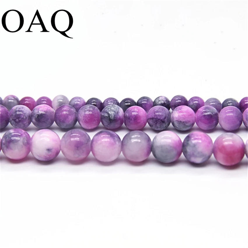 6 style Double color Natural Taishan 6-12mm Loose the stone beads for fashion jewelry making | Украшения и аксессуары