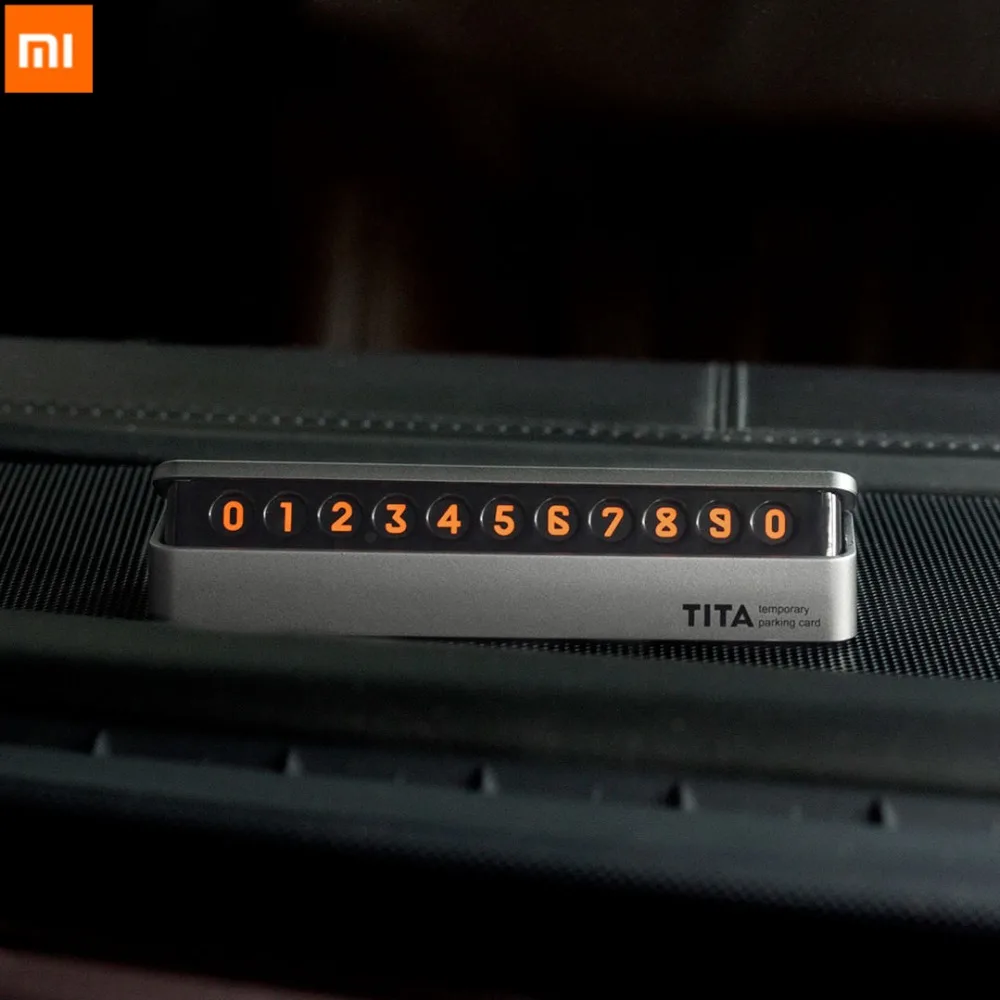 Xiaomi TITA номер карты временной остановки для парковки автомобиля может скрыть
