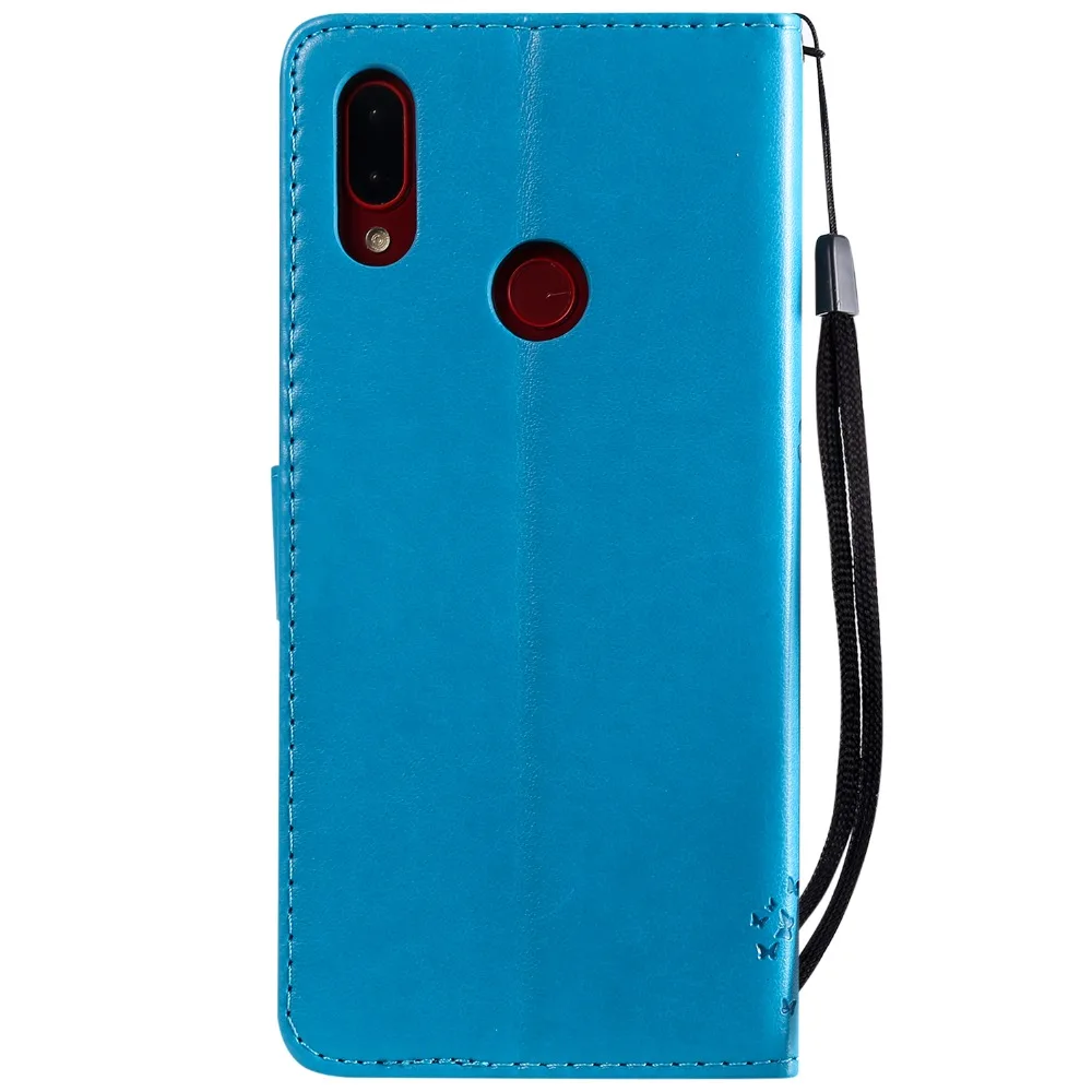 Кожаный чехол для Xiaomi Redmi Note 7 5 6 Pro 3D бумажник с бабочкой флип