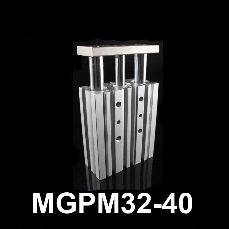 MGPM32-40 диаметр 32 мм ход 40 компактный направляющий воздушный цилиндр двойного