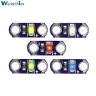 10 шт.лот, миниатюрный светодиодный модуль LilyPad SMD 3-5 в 40 мА для Arduino, модуль с желтымзеленымбелымсинимкрасным светом, DIY KIT