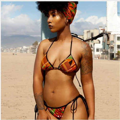 Сексуальный женский бандаж Холтер открытая спина треугольная подкладка пуш ап