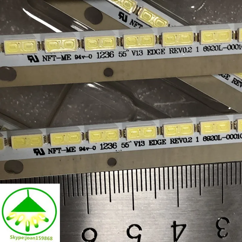 Новинка 5 шт. * 84LED 695 мм Светодиодная лента с подсветкой 55 &quotV13 Edge 6916L1249A 6916L1092A для