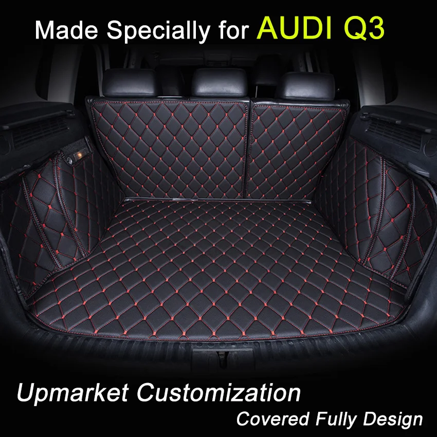 Автомобильные коврики для багажника индивидуальные AUDI Q3 2016 3D водонепроницаемые