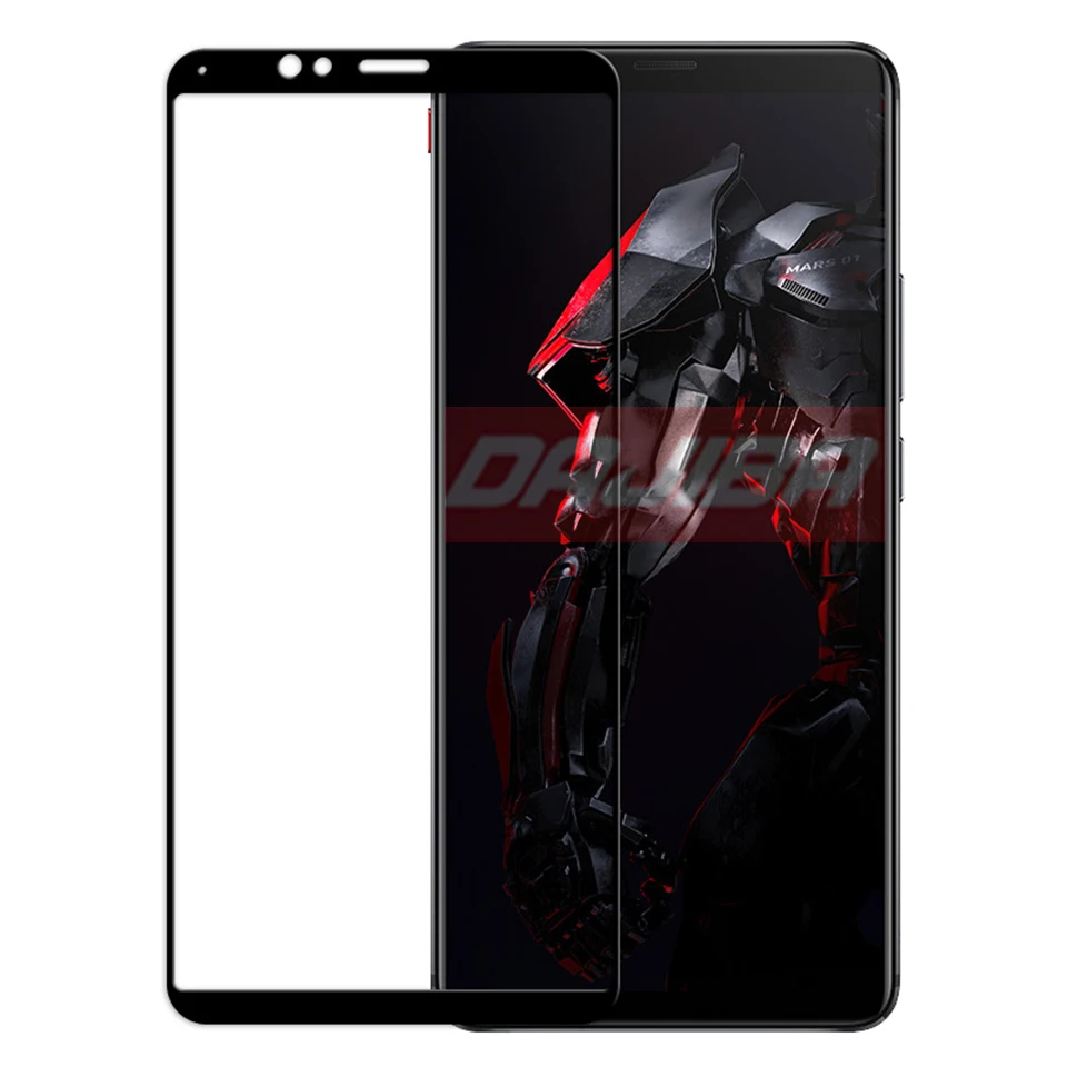 3D полное покрытие закаленное стекло для ZTE Nubia Red Magic Mars Взрывозащищенная защитная
