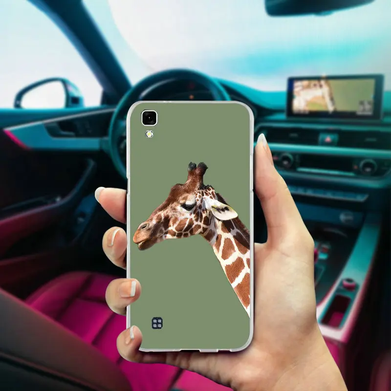 Забавные Животные Жираф Мягкий ТПУ силиконовый чехол для телефона LG Spirit V10 V20 V30 G2