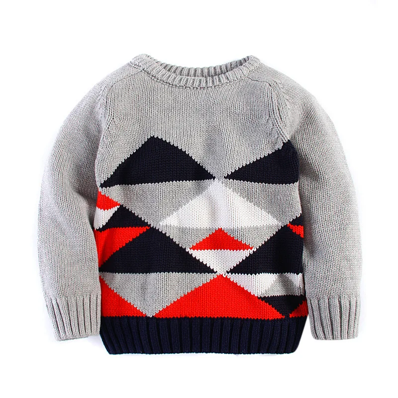 Хлопковый вязаный пуловер с круглым вырезом для мальчиков|sweater brand|boy sweaters knitwinter