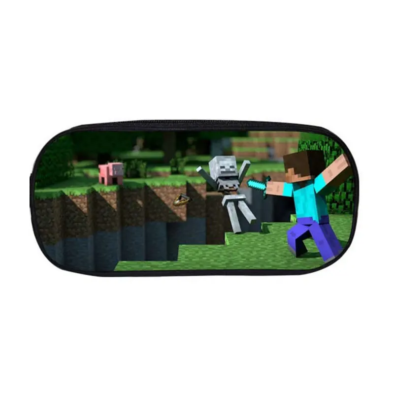 Minecraft пенал Единорог Пенал школьный для мальчиков и девочек Карандаш сумка Bts