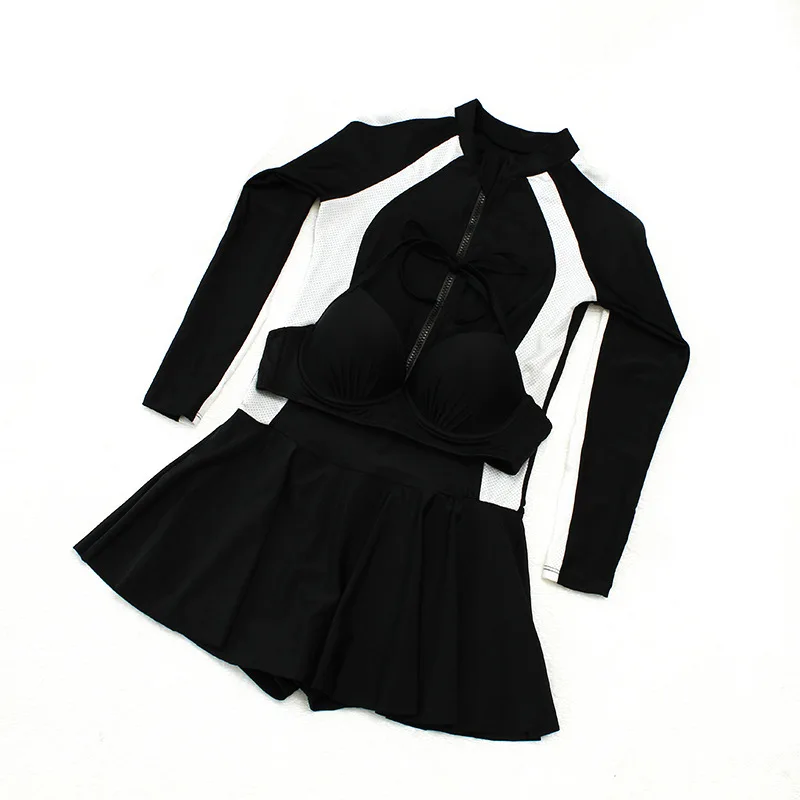Новинка 2021 комплект женского бикини из двух предметов купальный костюм платье