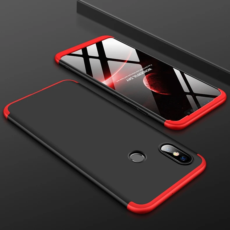New Business Case For Redmi 6A 6 Pro Xiaomi Mi 8x 8 Lite POCO F1 MAX 3 360 Full Body Hard Hybrid Plastic Protection cover |