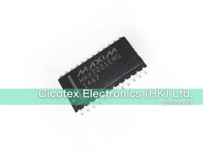 

5 шт./лот MAX7221EWG + T SOP-24 MAX7221EWG IC DRVR DSPLY LED 8DIG 24soic MAX7221 EWG
