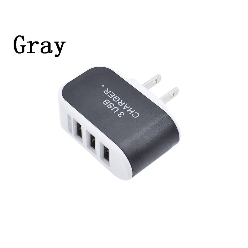 Настенное зарядное устройство с тремя usb портами адаптер питания переменного