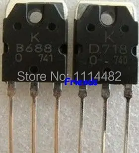 Бесплатная доставка 10 пар транзисторов 2SD718 и 2SB688 (10 x D718 + B688) гарантия качества Φ